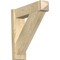 Ekena Millwork Traditional Rough Sawn Arts and Crafts Outlooker, Douglas Fir, 6"W x 22"D x 22"H OUT06X22X22TRA03RDF - alternate 1